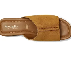 Seychelles Heels|Sandals<Made For Me Suede Sandals Tan