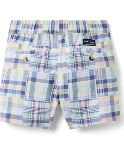 Janie and Jack Madras Patchwork Shorts (Toddler/Little Kid/Big Kid) Multicolor Sale