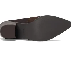 Boots|Boots|Cole Haan Maggie 75mm Booties Dark Chocolate Suede/Tonal Stretknit