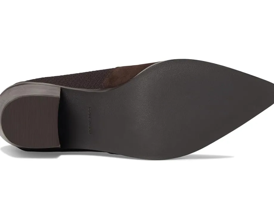 Boots|Boots|Cole Haan Maggie 75mm Booties Dark Chocolate Suede/Tonal Stretknit
