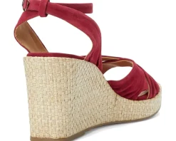 Johnston & Murphy Heels|Sandals<Marcia Cross-Band Sandal Red