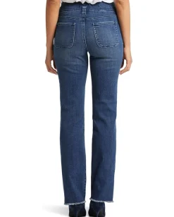 Women NYDJ Marilyn Fray Hem in Blue Valley