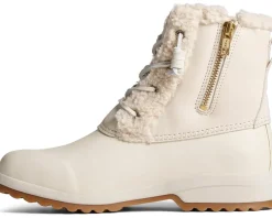 Sperry Boots|Boots<Maritime Repel Teddy Trim Ivory