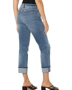 Women Liverpool Los Angeles Marley Girlfriend Cuffed Jeans