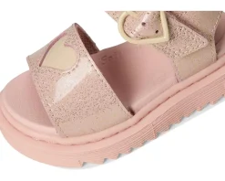 Dr. Martens Kid's Collection Marlowe Hearts (Little Kid/Big Kid) Powder Pink New