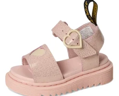 Dr. Martens Kid's Collection Marlowe Hearts (Little Kid/Big Kid) Powder Pink New