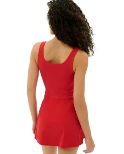 Activewear|Dresses|Splits59 Martina Rigor Dress Pirate Red
