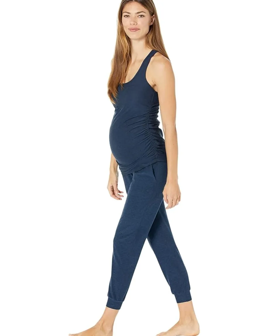 Activewear|Shirts & Tops|Beyond Yoga Maternity Travel Racerback Tank Top Nocturnal Navy