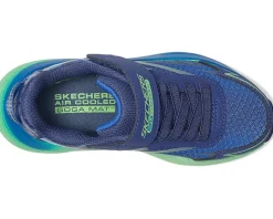 SKECHERS KIDS Shoes<Max Cushioning Ascender 404022L (Little Kid/Big Kid) Navy/Lime
