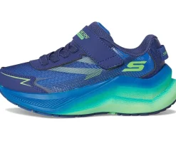 SKECHERS KIDS Shoes<Max Cushioning Ascender 404022L (Little Kid/Big Kid) Navy/Lime