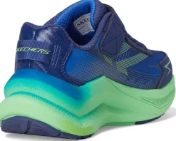 SKECHERS KIDS Shoes<Max Cushioning Ascender 404022L (Little Kid/Big Kid) Navy/Lime