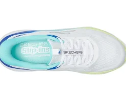 SKECHERS Max Run Hands Free Slip-Ins White/Multi Clearance