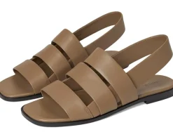 Vince Sandals|Sandals<Mazie Slingback Sandals Sand Shell Beige Leather