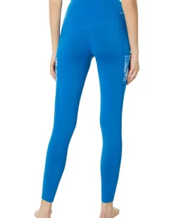 Activewear|Hot Chillys Mec Pocket Print Tights Marble Snowflake