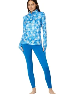 Activewear|Hot Chillys Mec Pocket Print Tights Marble Snowflake
