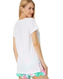 Lilly Pulitzer Meredith Tee Resort White