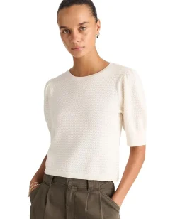 Madewell Shirts & Tops|Shirts & Tops<Merino Silk Diana Fem Tee Ivory