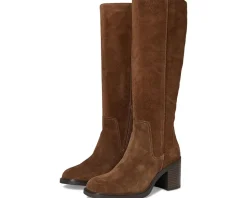 Boots|Boots|Vagabond Shoemakers Meryl Suede Tall Boots Cocoa Brown