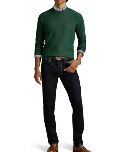 Activewear|Sweaters|Polo Ralph Lauren Mesh-knit Cotton Crewneck Sweater Vintage Pine