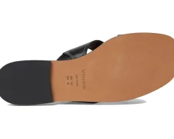 Vince Sandals|Sandals<Meyers Slide Sandals Black Leather