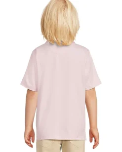 Johnston & Murphy Kids Clothing<Micro Stripe Polo (Big Kid) Pink