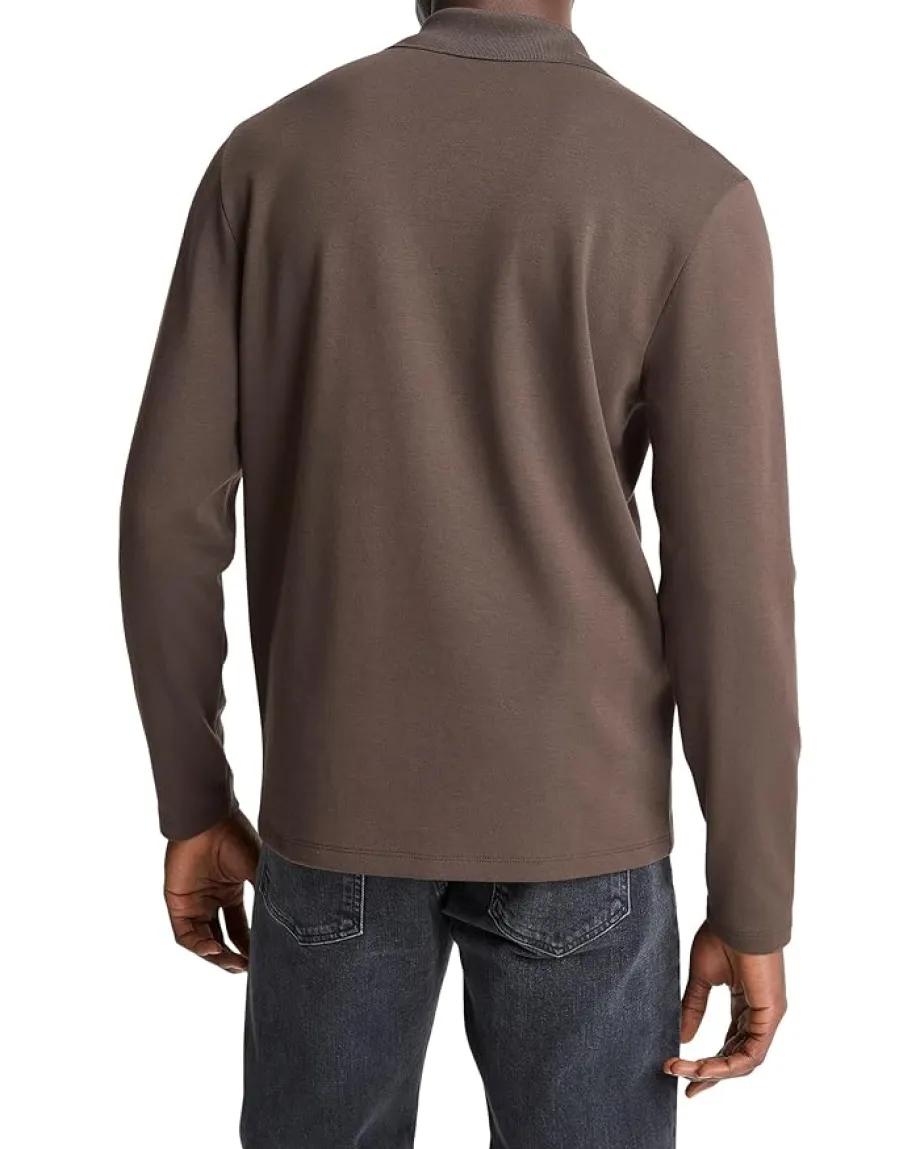 Vince Activewear<Milano Long Sleeve Johnny Collar Mission