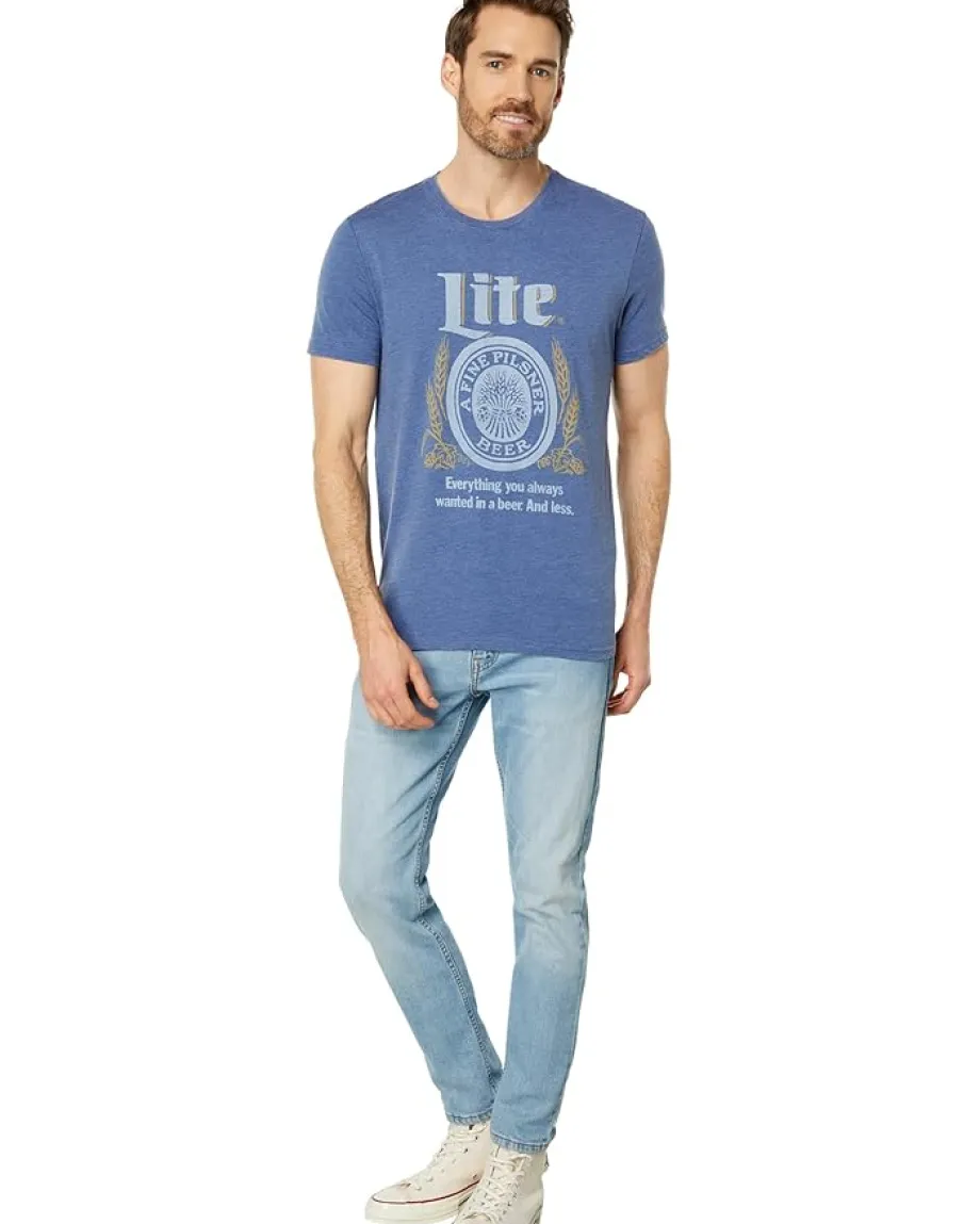 Activewear|T-Shirts|Lucky Brand Miller Lite Tee True Navy