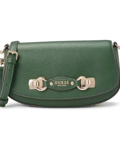 GUESS Mimina Flap Crossbody Forest Discount
