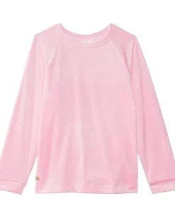 Lilly Pulitzer Kids Mini Ciana Velour Top (Little Kid/Big Kid) Conch Shell Pink Outlet