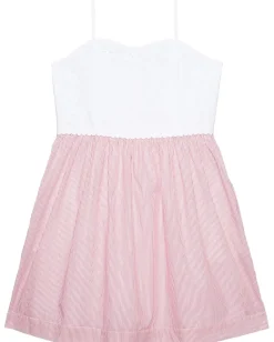 Lilly Pulitzer Kids Mini Haylan Dress (Toddler/Little Kids/Big Kids) Mizner Red Seaside Stripe Hot