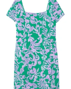 Lilly Pulitzer Kids Mini Montrey Dress (Toddler/Little Kids/Big Kids) Brazilian Green Salty Sandbar