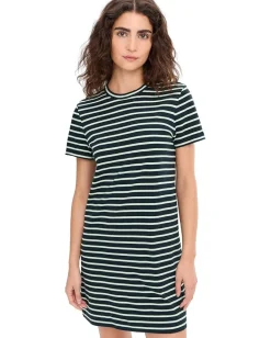 Madewell Dresses|Dresses<Mini Tee Dress in Stripe Dark Navy