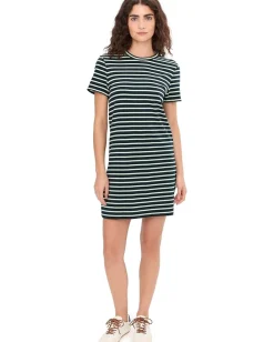 Madewell Dresses|Dresses<Mini Tee Dress in Stripe Dark Navy