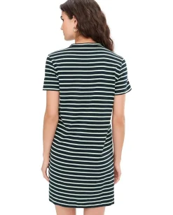 Madewell Dresses|Dresses<Mini Tee Dress in Stripe Dark Navy
