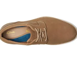 Clarks Monahan Plain Sand Nubuck Outlet