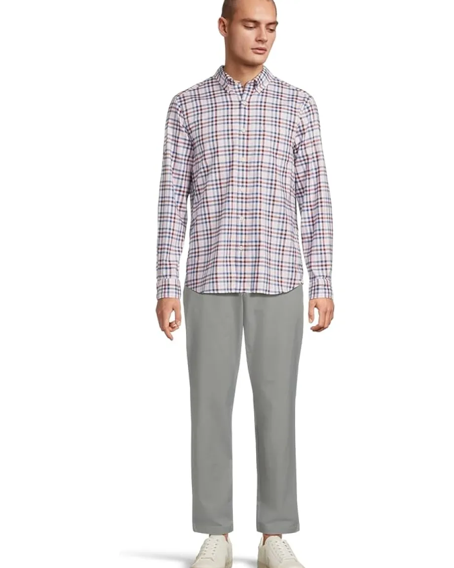 Vineyard Vines Monomoy Tattersall Oxford Shirt Flamingo New