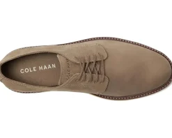 Cole Haan Morse Grand Plain Toe Oxfords Morel Nubuck/Silver Birch Sale
