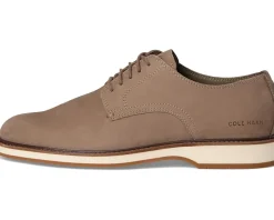 Cole Haan Morse Grand Plain Toe Oxfords Morel Nubuck/Silver Birch Sale