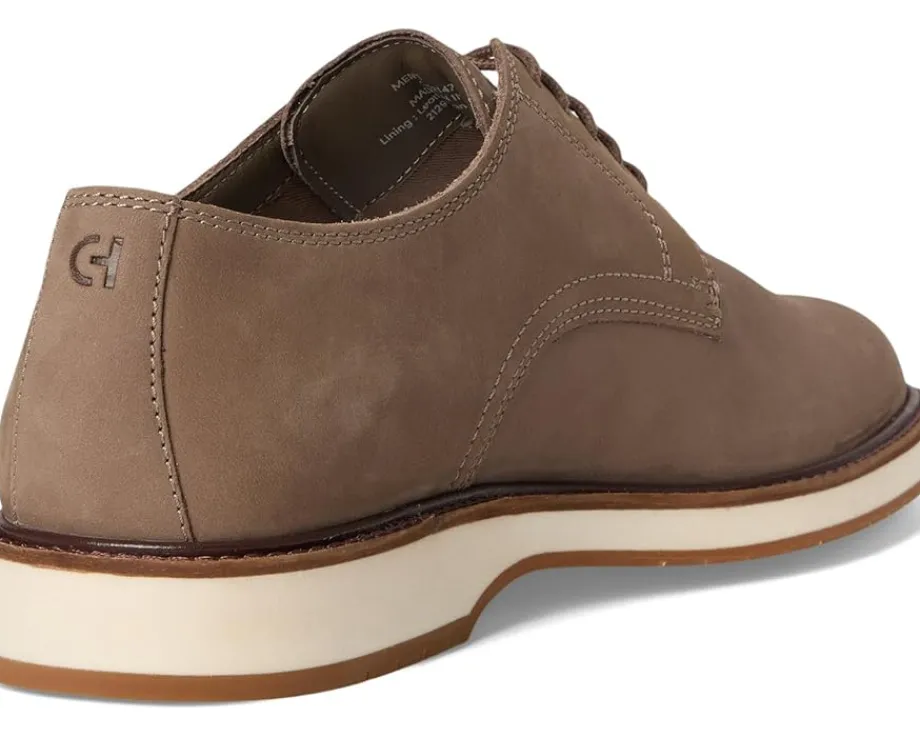 Cole Haan Morse Grand Plain Toe Oxfords Morel Nubuck/Silver Birch Sale