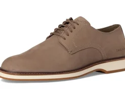Cole Haan Morse Grand Plain Toe Oxfords Morel Nubuck/Silver Birch Sale
