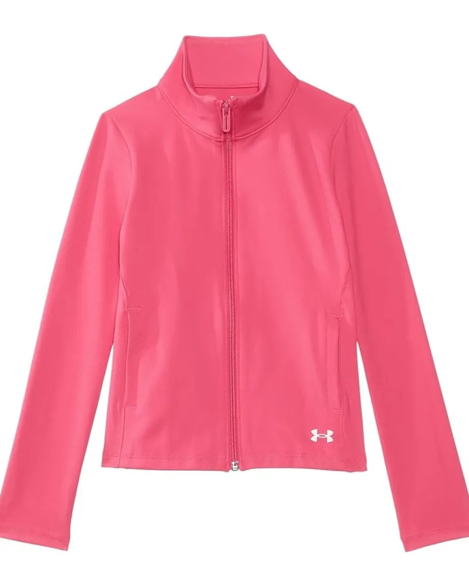 Under Armour Kids Motion Jacket (Big Kid) Super Pink/ White
