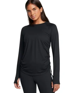 Under Armour Motion Long Sleeve Longline Crew Black/White