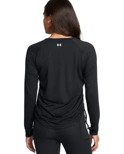 Under Armour Motion Long Sleeve Longline Crew Black/White