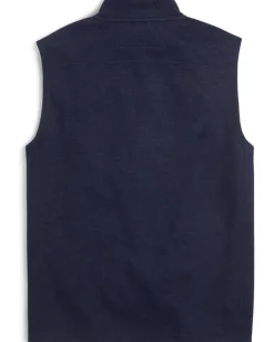 Vineyard Vines Mountain Sweater Fleece Vest Nautical Navy Online