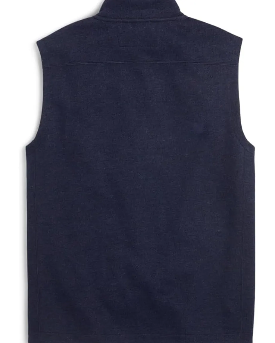 Vineyard Vines Mountain Sweater Fleece Vest Nautical Navy Online