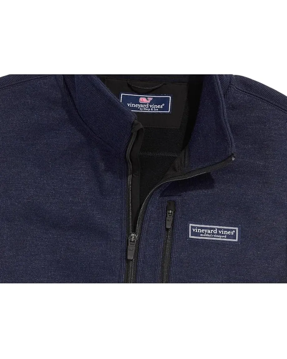 Vineyard Vines Mountain Sweater Fleece Vest Nautical Navy Online
