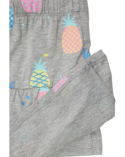Chaser Kids Multi Pineapple Skort (Big Kids) Heather Grey Sale