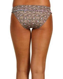 Swimwear|Swimsuits & Cover-Ups|Volcom Mystery Garden Soft Waist Full Bottom Mushroom