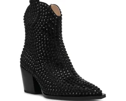 Boots|Boots|Blue by Betsey Johnson Neil Black