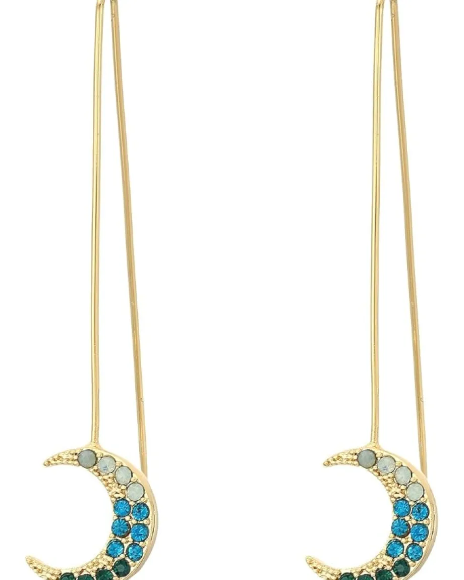 Rebecca Minkoff Jewelry|Jewelry<New Moon Threader Earrings Gold